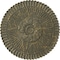 Ekena Millwork Nexus Ceiling Medallion (Fits Canopies up to 2 3/4"), 30"OD x 1 1/4"P, Witch Hazel Crackle CM30NEWHC - alternate 1